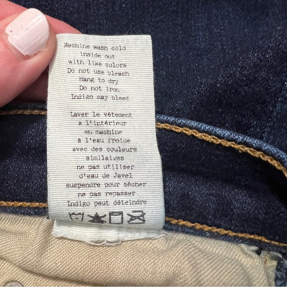 SOLD- rag & bone High Rise Skinny Jeans Heritage Wash Size 27 - Picture 9 of 9